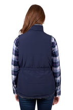 Wrangler Women Denver Reversible Vest (X5W2694314) Navy/Charcoal [SD]