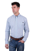 Wrangler Mens Owen L/S Shirt (X5W1115233) Blue/White [SD]