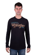 Wrangler Mens Liam L/S Tee (X5W1568247) Black [SD]