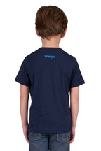 Wrangler Boys Adam S/S Tee (X5W3557246) Navy [SD]