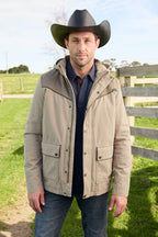 Wrangler Mens Cain Jacket (X5W1771258) Stone [SD]