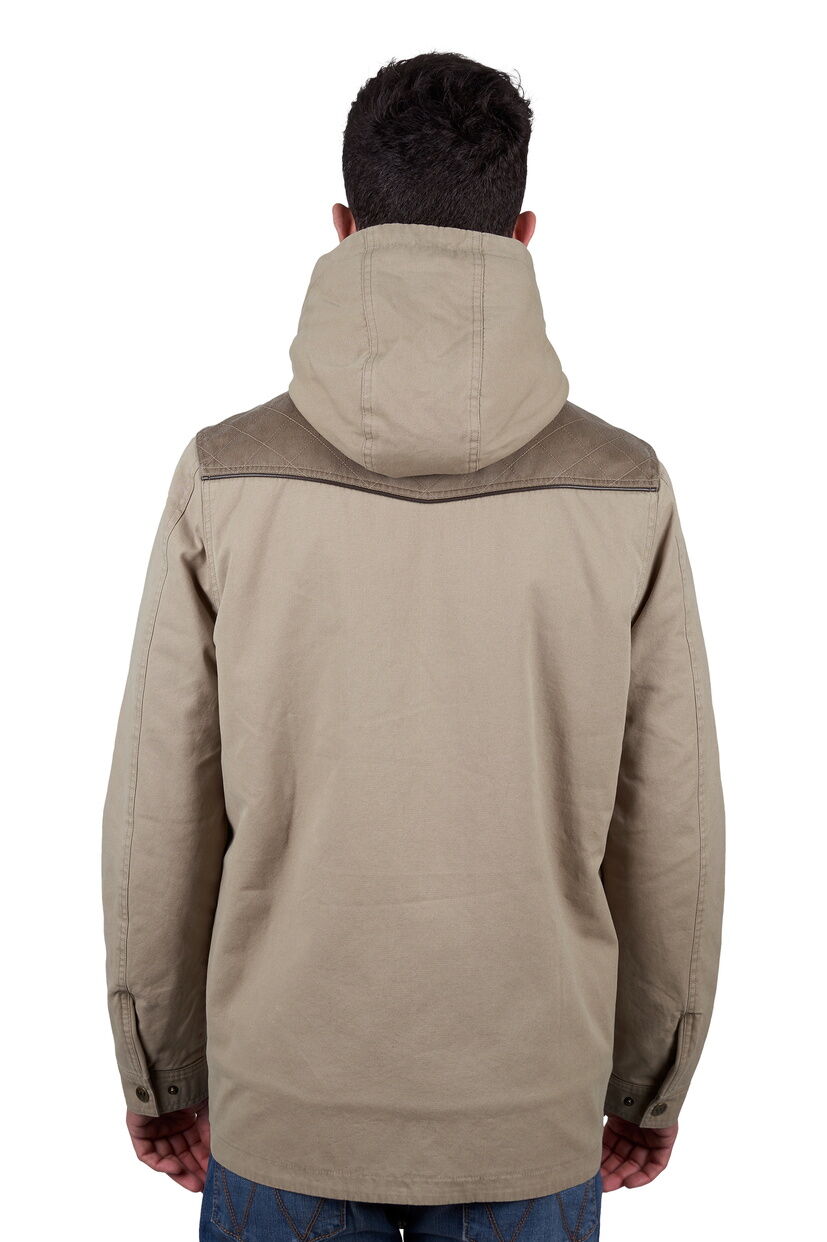 Wrangler Mens Cain Jacket (X5W1771258) Stone [SD]