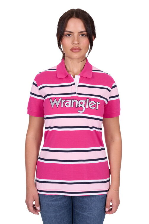 Wrangler Womens Harriet Polo (X5S2565414) Pink