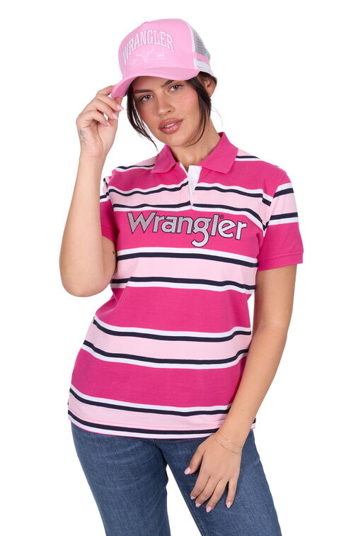 Wrangler Womens Harriet Polo (X5S2565414) Pink