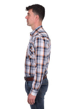 Wrangler Mens Toby L/S Shirt (X5S1111366) Navy/Orange