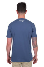 Wrangler Mens Michael S/S Tee (X5S1557385) Denim