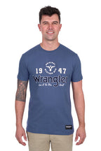 Wrangler Mens Michael S/S Tee (X5S1557385) Denim