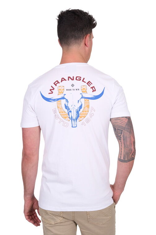 Wrangler Mens Henry S/S Tee (X5S1557386) White