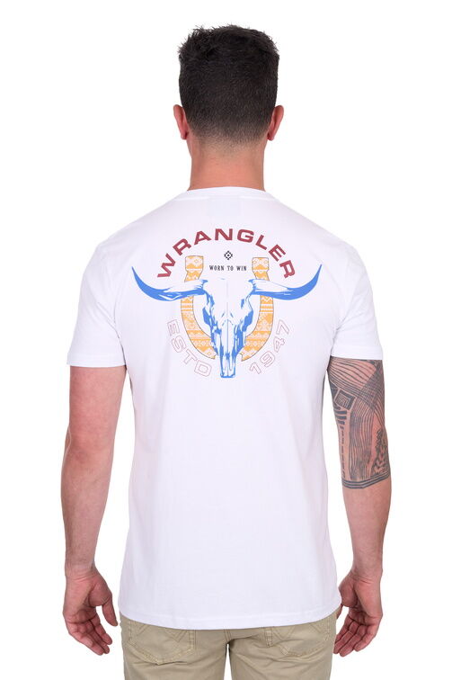 Wrangler Mens Henry S/S Tee (X5S1557386) White