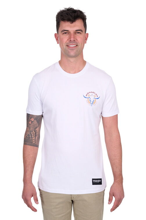 Wrangler Mens Henry S/S Tee (X5S1557386) White