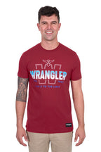 Wrangler Mens Wesley S/S Tee (X5S1557387) Red