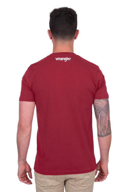 Wrangler Mens Wesley S/S Tee (X5S1557387) Red