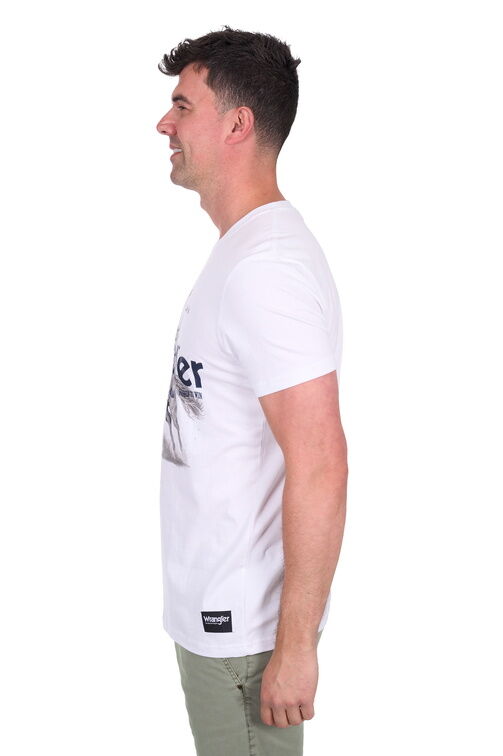 Wrangler Mens Lance S/S Tee (X5S1557393) White