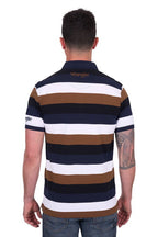 Wrangler Mens Walter Polo (X5S1560375) Navy/Tan