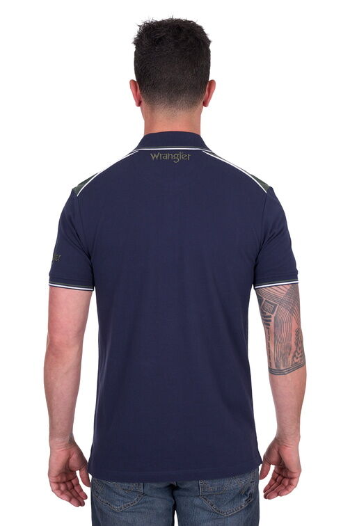 Wrangler Mens Jarrod Polo (X5S1560379) Navy