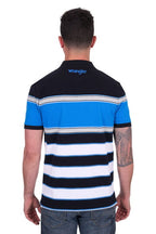 Wrangler Mens Lawrie Polo (X5S1561374) Black/Royal