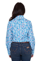 Wrangler Womens Alissa L/S Shirt (X5S2127439) Blue