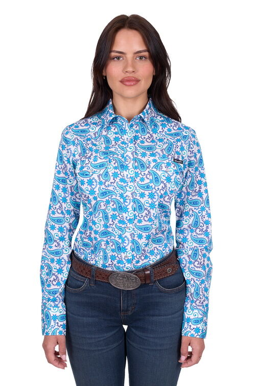 Wrangler Womens Alissa L/S Shirt (X5S2127439) Blue