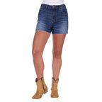 Wrangler Womens Samantha Hi Rise Shorts (X5S2354463) Vintage Indigo