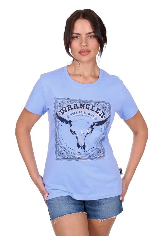 Wrangler Womens Eloise S/S Tee (X5S2598417) Blue