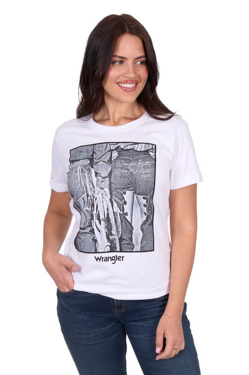 Wrangler Womens Julia S/S Tee (X5S2598428) White
