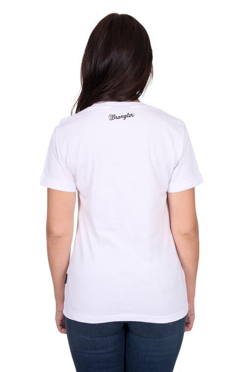 Wrangler Womens Julia S/S Tee (X5S2598428) White