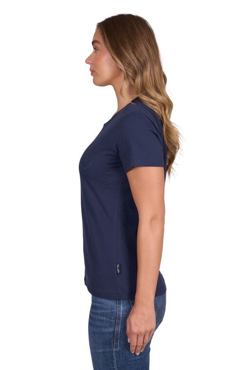 Wrangler Womens Texas S/S Tee (X5S2598460) Navy