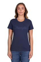 Wrangler Womens Texas S/S Tee (X5S2598460) Navy