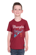 Wrangler Boys Darren S/S Tee (X5S3557388) Red