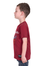 Wrangler Boys Darren S/S Tee (X5S3557388) Red