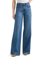 Wrangler Womens Bailey Hi Rise Wide Leg Jeans (112359363) Demi
