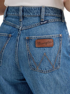 Wrangler Womens Bailey Hi Rise Wide Leg Jeans (112359363) Demi