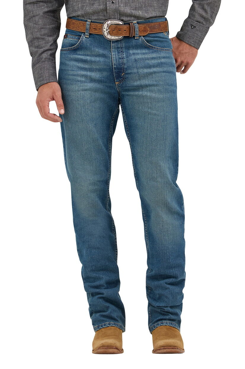 Wrangler Mens Cody Johnson 01 Competition Relaxed Fit Jeans (112369005) Blue Stone