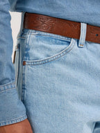 Wrangler Mens Cowboy Cut Original Fit Jeans (13MWZGH34) Bleach