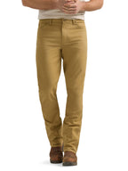 Wrangler Mens Tough Comfort 47 Regular Fit Canvas Jeans (112361466) Kelp