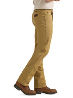 Wrangler Mens Tough Comfort 47 Regular Fit Canvas Jeans (112361466) Kelp