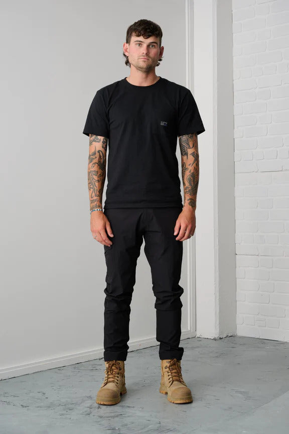 x/dmg Mens Lightweight Nylon Work Pants (X04/PANT) Black [GD]