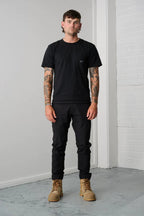 x/dmg Mens Lightweight Nylon Work Pants (X04/PANT) Black [GD]