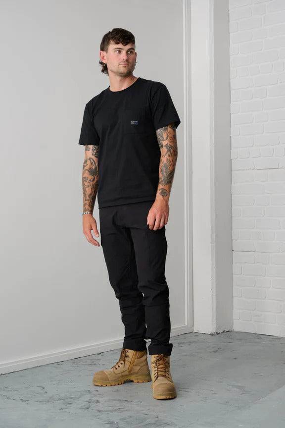 x/dmg Mens Lightweight Nylon Work Pants (X04/PANT) Black [GD]