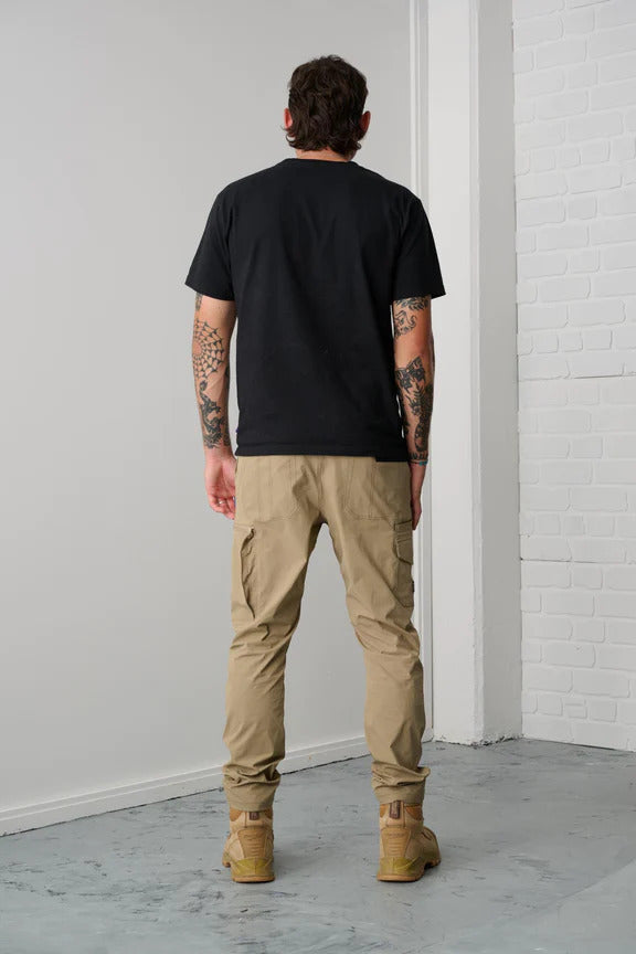 x/dmg Mens Lightweight Nylon Work Pants (X04/PANT) Stone [GD]