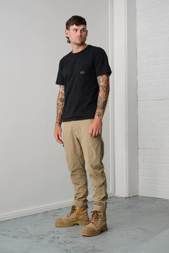 x/dmg Mens Lightweight Nylon Work Pants (X04/PANT) Stone [GD]