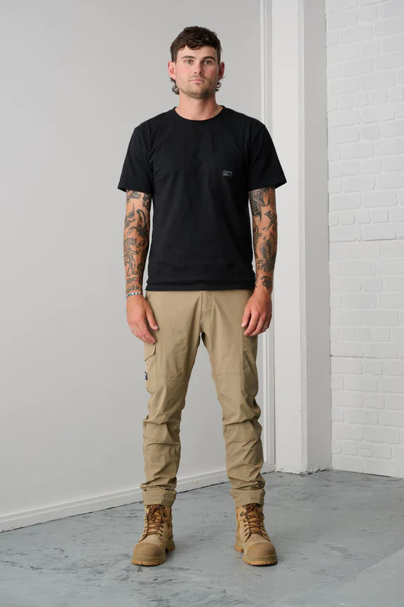 x/dmg Mens Lightweight Nylon Work Pants (X04/PANT) Stone [GD]