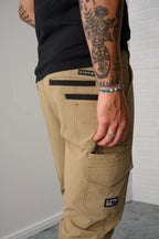 x/dmg Mens Lightweight Nylon Work Pants (X04/PANT) Stone [GD]
