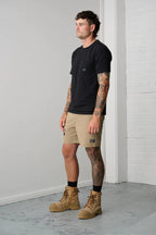 x/dmg Mens Stretch Waist Shorts (x20/SHORT) Stone [GD]