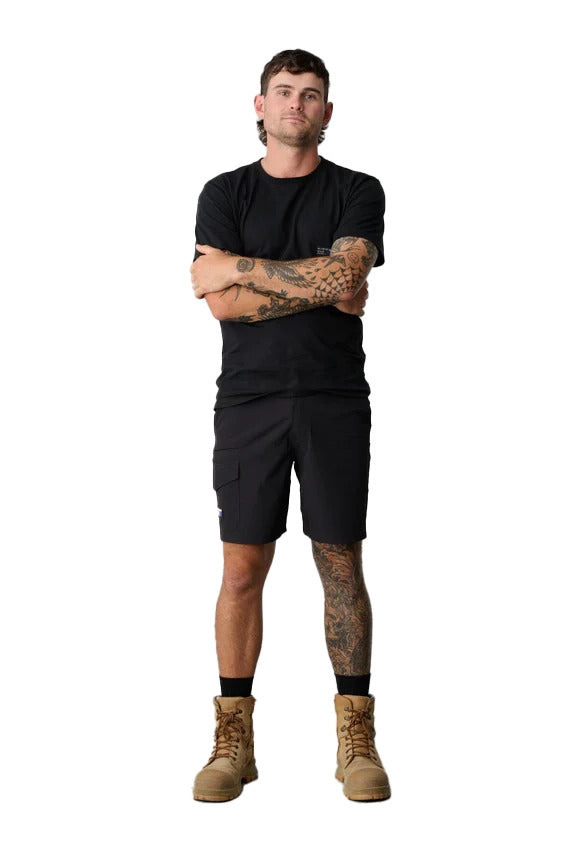 x/dmg Mens Lightweight Nylon Shorts (x21/SHORT) Black [GD]