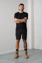 x/dmg Mens Lightweight Nylon Shorts (x21/SHORT) Black [GD]