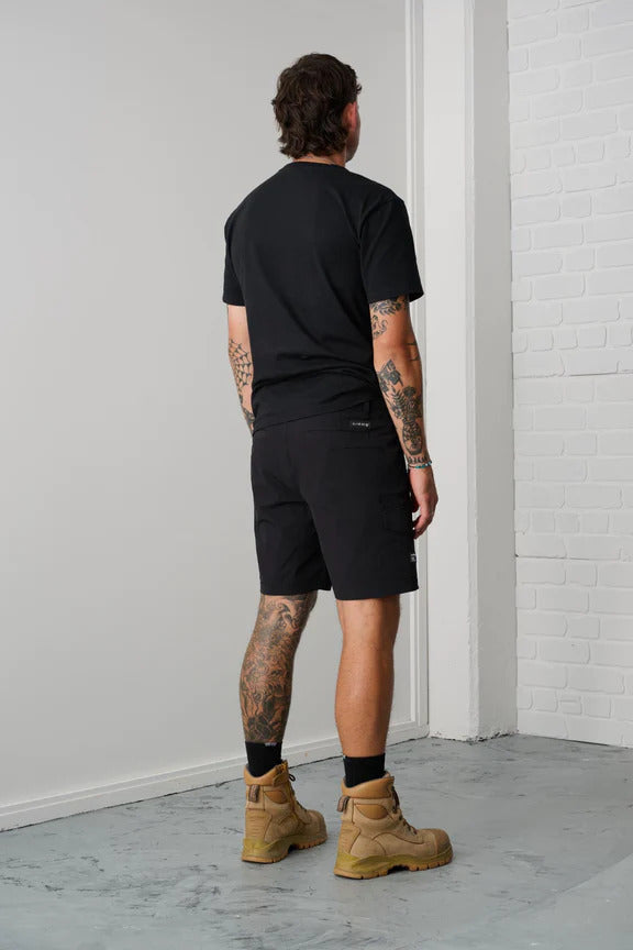 x/dmg Mens Lightweight Nylon Shorts (x21/SHORT) Black [GD]