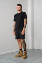 x/dmg Mens Lightweight Nylon Shorts (x21/SHORT) Black [GD]