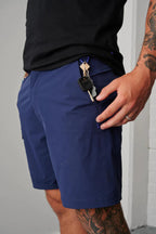 x/dmg Mens Lightweight Nylon Shorts (x21/SHORT) Navy [GD]
