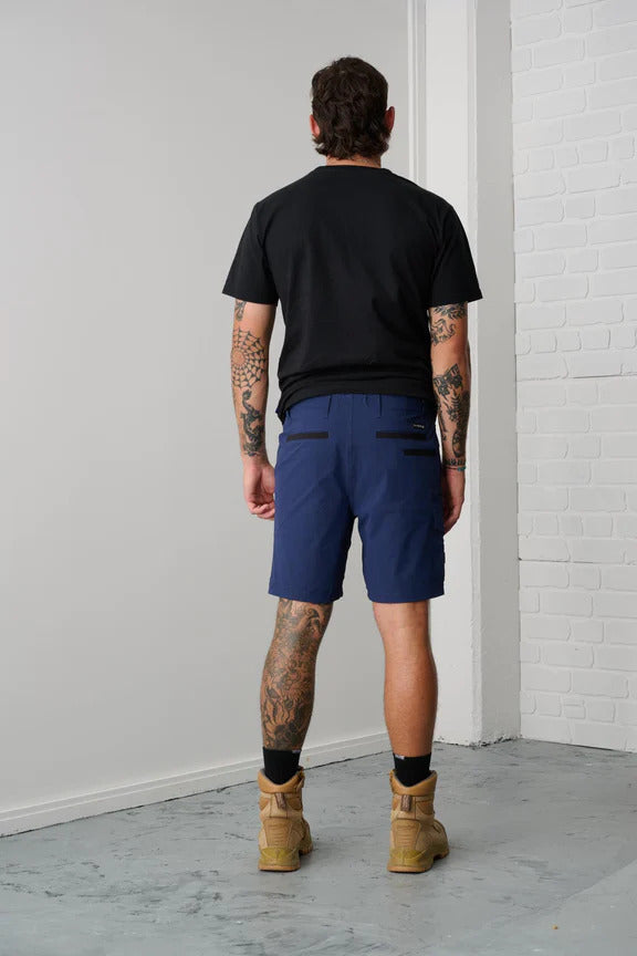 x/dmg Mens Lightweight Nylon Shorts (x21/SHORT) Navy [GD]